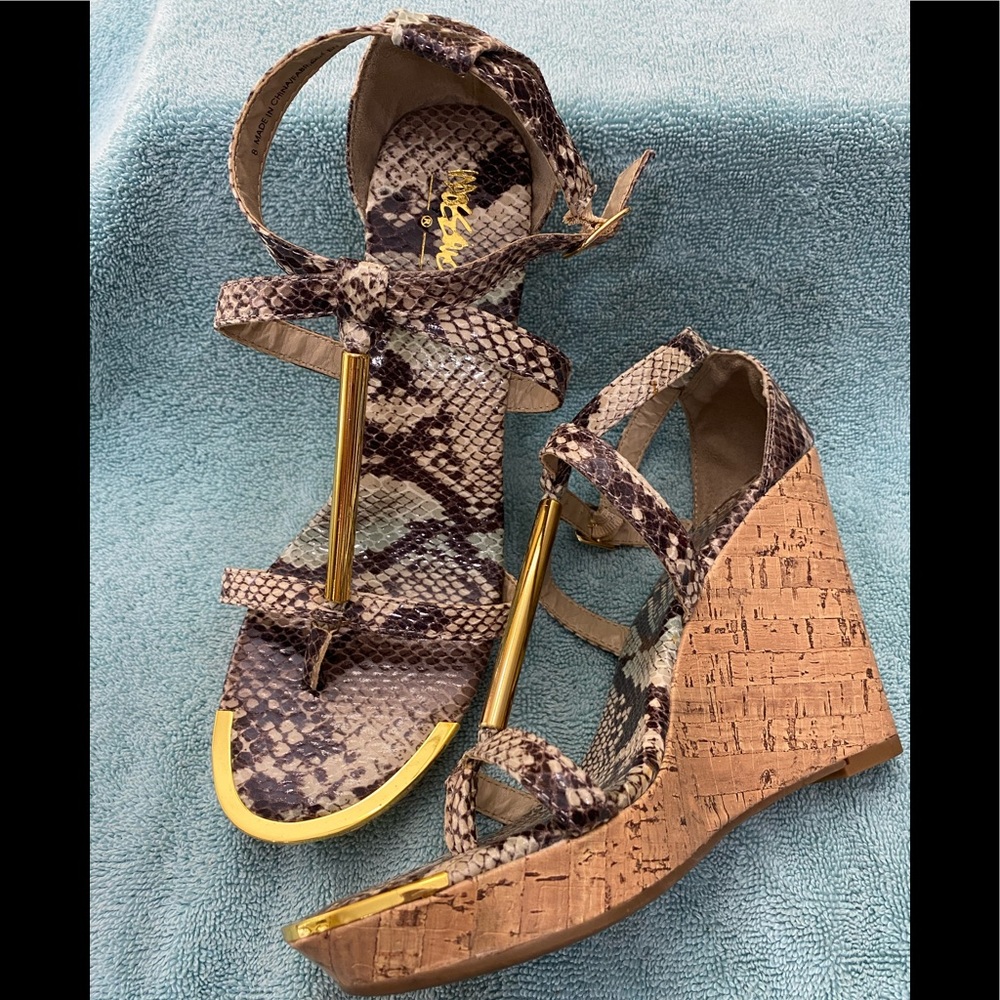 Massimo animal print heels